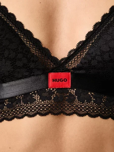 HUGO триъгълен сутиен SAVANA TRIANGLE P черно