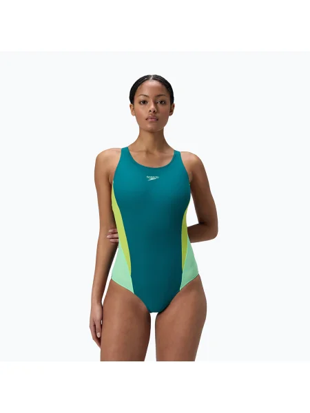 Купальник суцільний Speedo Colourblock deep emerald