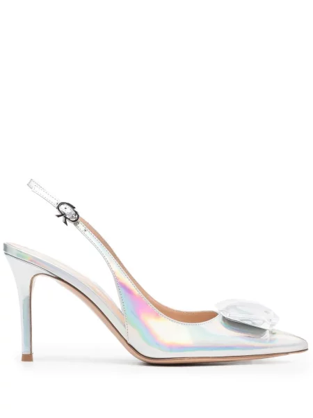 Pantofi cu toc Gianvito Rossi gri