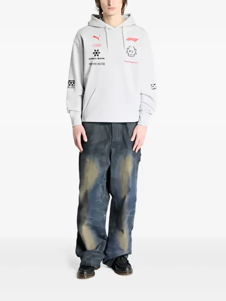 Hoodie Puma γκρι