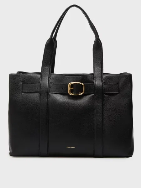 Сумка Calvin Klein з пряжкою чорна