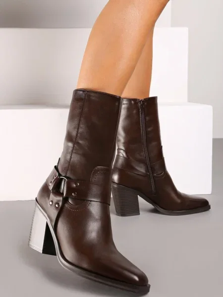 Botine Verinique maro