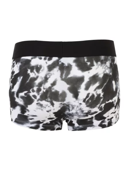 DIESEL Boxerky UMBX-DAMIEN svetlosivá / čierna biela