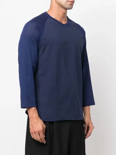 Tričko Comme Des Garçons Pre-owned se síťovinou modré