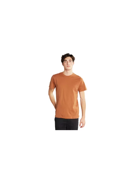 Dedicated T-shirt Stockholm Base Rawhide Brown Mężczyźni Koszulki Dedicated Size: M brązowy