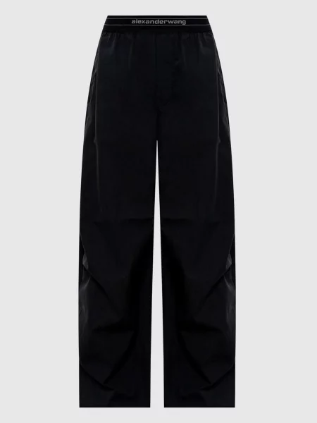 Штани з логотипом Alexander Wang чорні