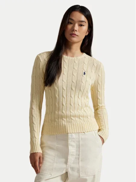 Polo Ralph Lauren Пуловер Светложълт