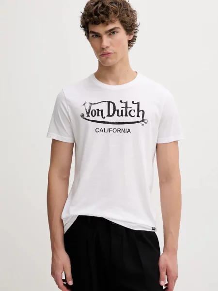 Von Dutch tričko bílé