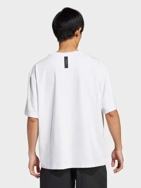 Футболка adidas Z.N.E. Loose-Fit Sportswear поліетилентерефталат білий