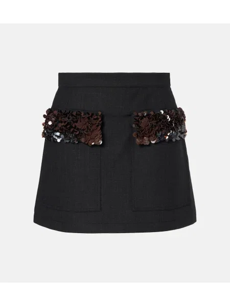 Spódnica Plan C wełniana szara