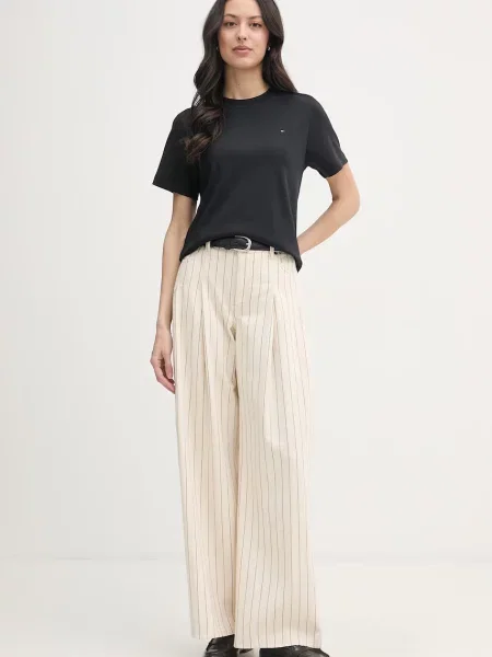 Tommy Hilfiger Tricou Boxy Fit negru
