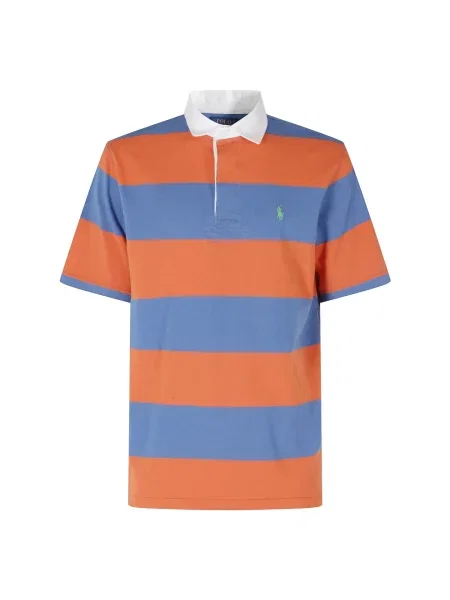 Dzianinowa krótka koszulka polo Polo Ralph Lauren z krótkim rękawem