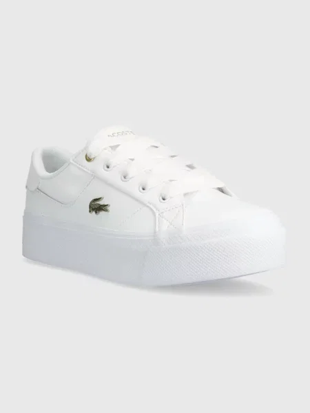 Tenisky Lacoste Ziane Platform Logo Leather biela