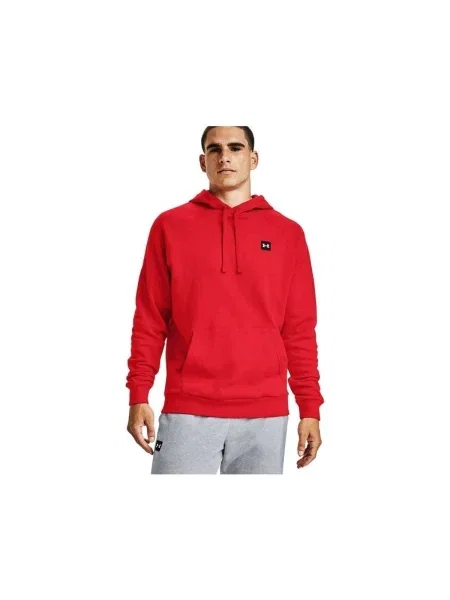 Fleece kapucnis melegítő felső Under Armour piros