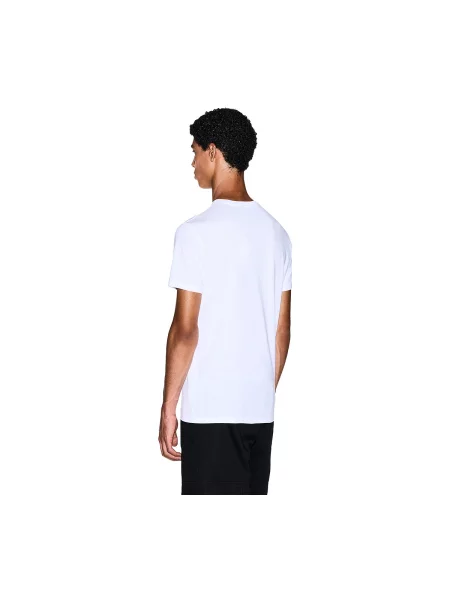 Armani Exchange tricou | pima alb