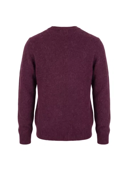 Sweter Mc2 Saint Barth wełniany fioletowy