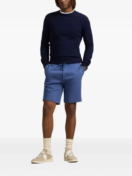 Tricou polo Polo Ralph Lauren cu imagine cu dungi din țesătură twill albastru
