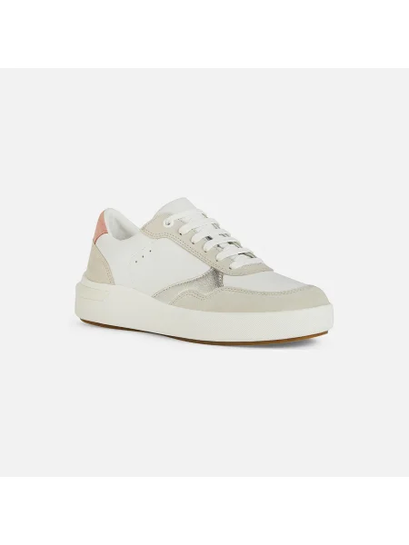 Sneakerși Geox alb