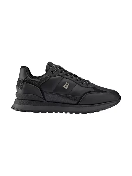 BOGNER NEWPORT sneakers pentru bărbați din piele negru