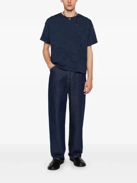 Tricou Carter Young zdrențuiți albastru