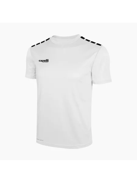 Футбольна футболка Cappelli Cs One Adult Jersey SS біло-чорна чорна