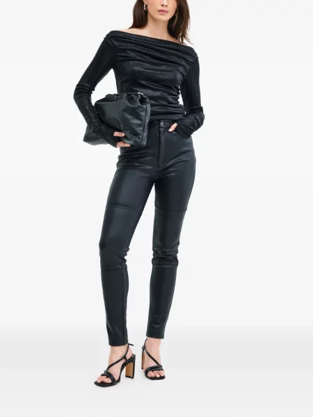 Top Marcella lung negru