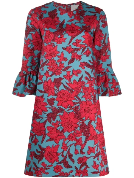 Rochie La Doublej cu model floral cu imagine