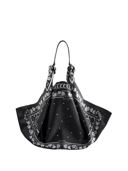 Rockett St George Geantă de plajă negru alb