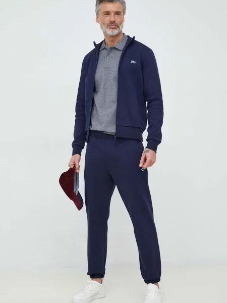 Спортивні штани Lacoste меланж синій