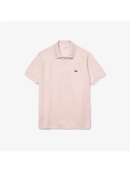Lacoste Koszulka Polo Oryginał Petit Piqué różowa