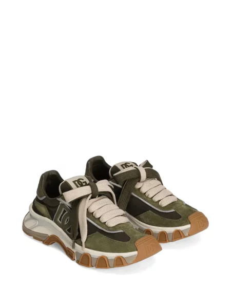 Material textil sneakerși Dolce & Gabbana verde