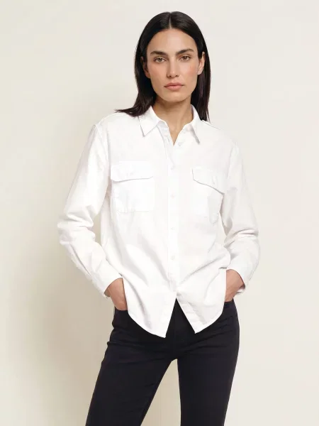 Allsaints Košilová Halenka Maven bílá
