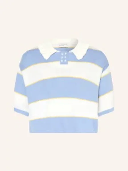 Claudie Pierlot Koszulka Z Dzianiny blau biała