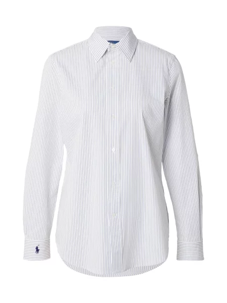 Polo Ralph Lauren Bluză albastru deschis alb