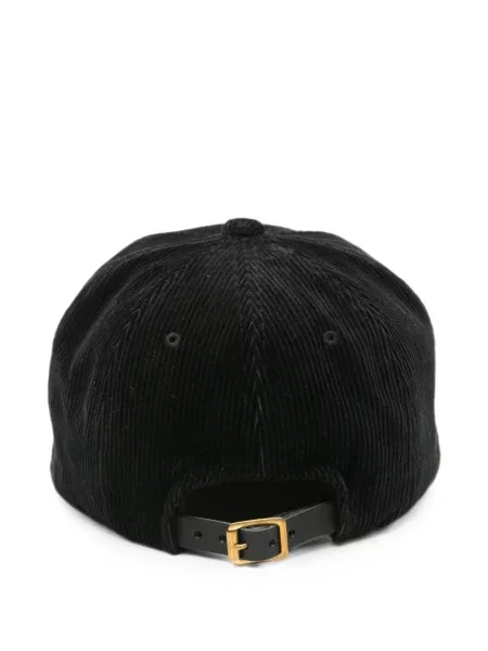 Șapcă Visvim de catifea cord negru