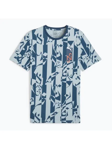 Мъжка футболна тениска PUMA Neymar Jr Creativity Logo ocean tropic/turquoise surf синьо
