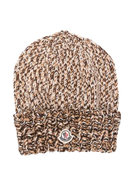 Căciulă Moncler de lână maro