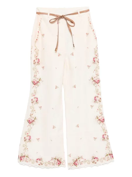 Pantaloni Zimmermann cu model floral