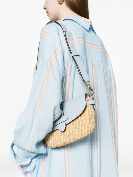 Geantă de mână Lauren Ralph Lauren din piele