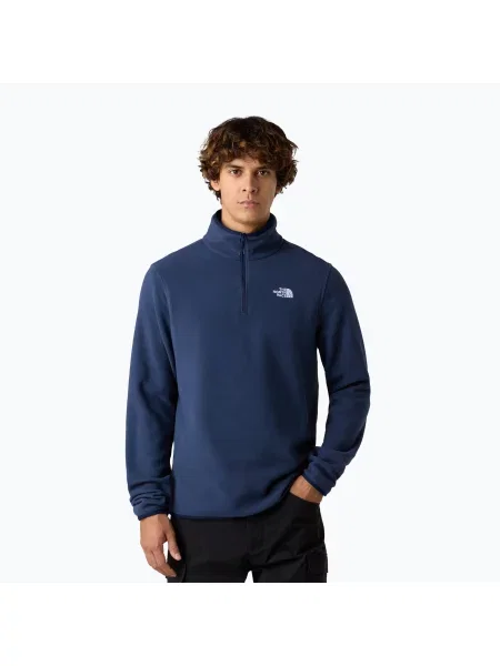Fleecová mikina The North Face Glacier Fleece summit navy tmavě modrá