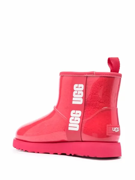 Botine Ugg cu imagine roz