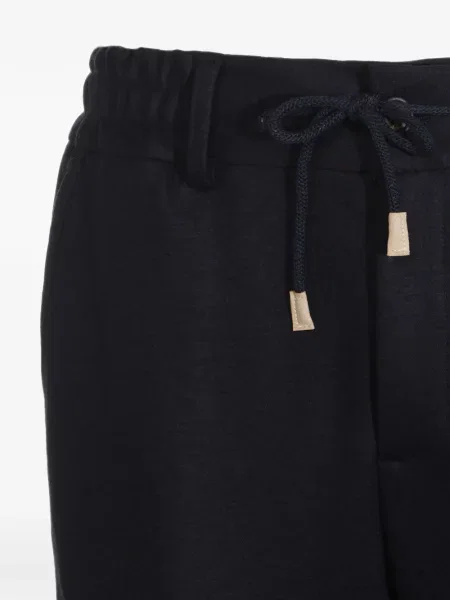 Pantaloni Eleventy cu cordon albastru