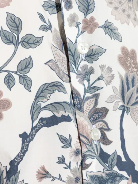 Cămașă Etro cu model floral cu imagine alb