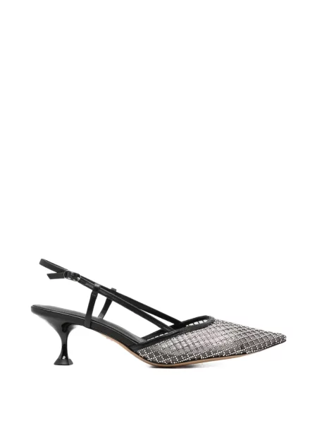 Pantofi cu toc Lola Cruz slingback negru