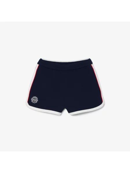 Lacoste Spodenki Tennis Heritage Stretch Piqué niebieskie
