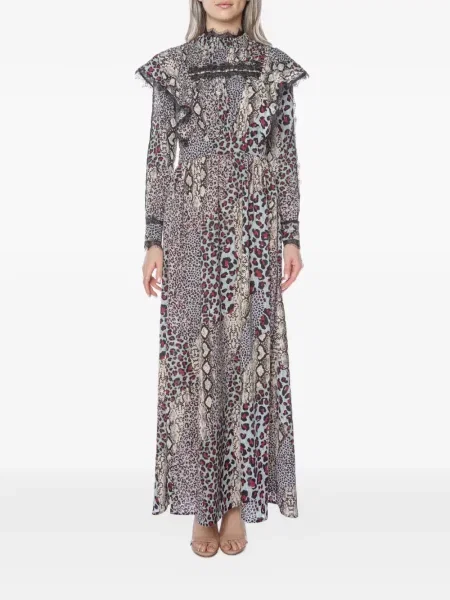 Rochie maxi One Teaspoon cu imagine albastru