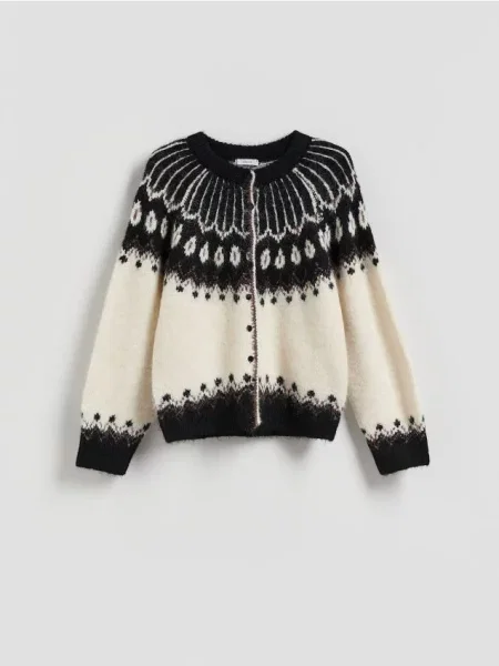 Reserved Джемпер із візерунком різнобарвний 