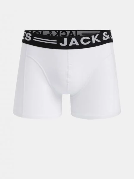 JACK & JONES Boxeri Sense negru alb