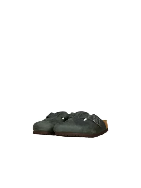Klapki mules Birkenstock zielone