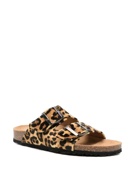 Sandale Mc2 Saint Barth cu imagine cu model leopard maro
